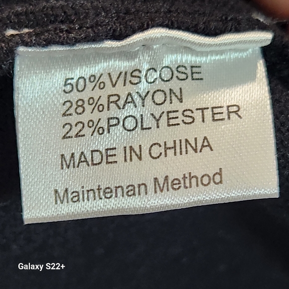 ZCSIA STYLE DESIGN BLACK WRAP LONGSLEEVE SWEATER DRESS SIZE LARGE - Picture 9 of 12